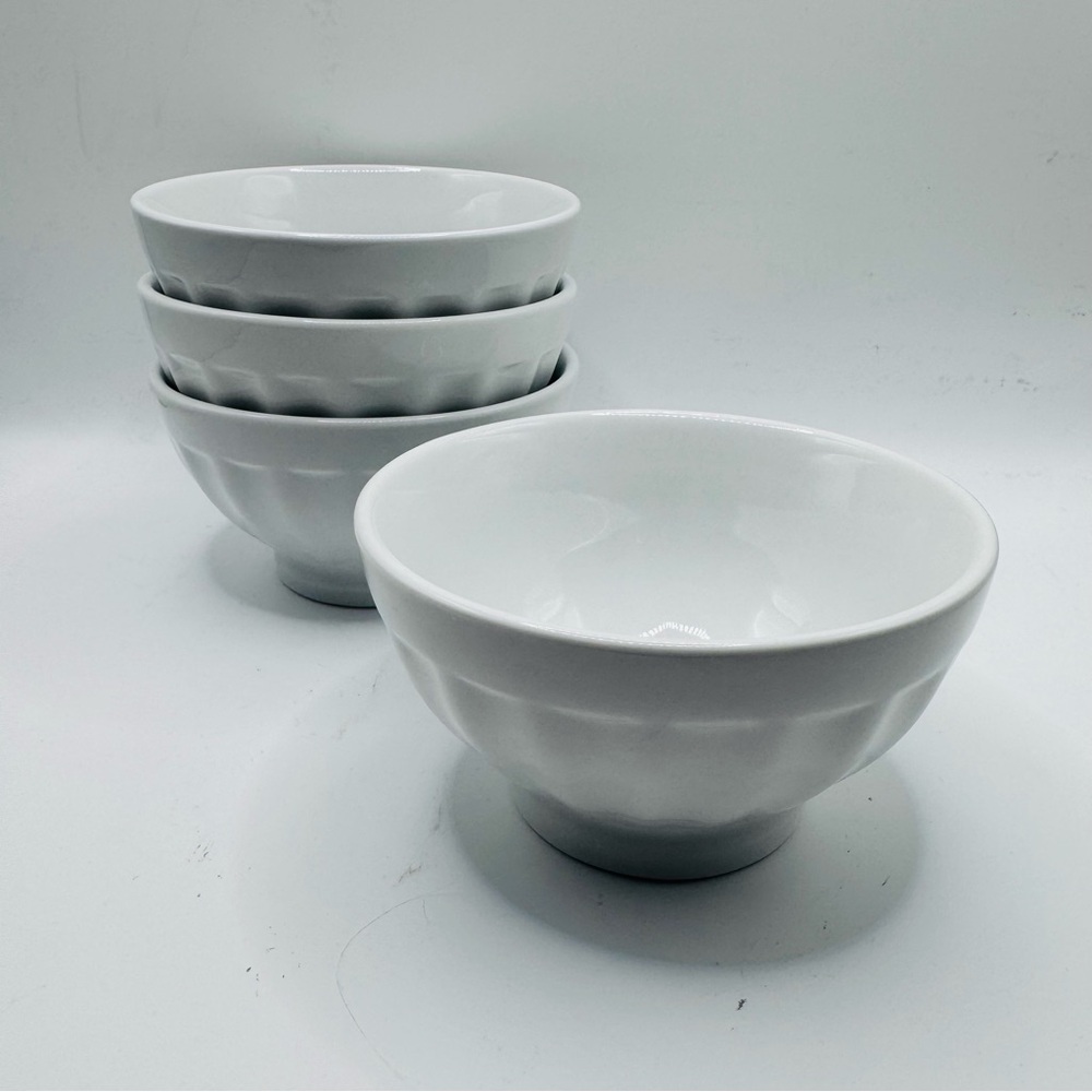 BIA Cordon Bleu 4.5 Ounce Fluted Bowl Set of 4, White, EUC - Picture 8 of 8